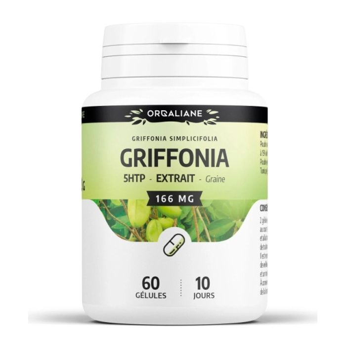 Griffonia 25 mg de 5HTP 250 mg 60 gelules