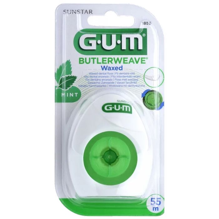 Gum Fil Dentaire ButlerWeave Ciré Menthe