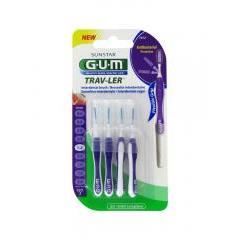 Brossette Interdentaire - GUM - Proxabrush Trav-ler - 0,6 mm - 4 unités - Mixte