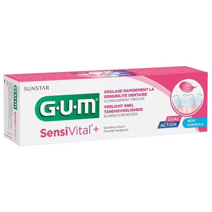 Gum Dentifrice SensiVital+ Sensibilité Dentaire 75ml