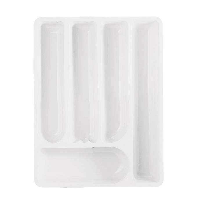 Range couverts en acrylique 5 compartiments L39 x l30 x H5.5 cm Latina-