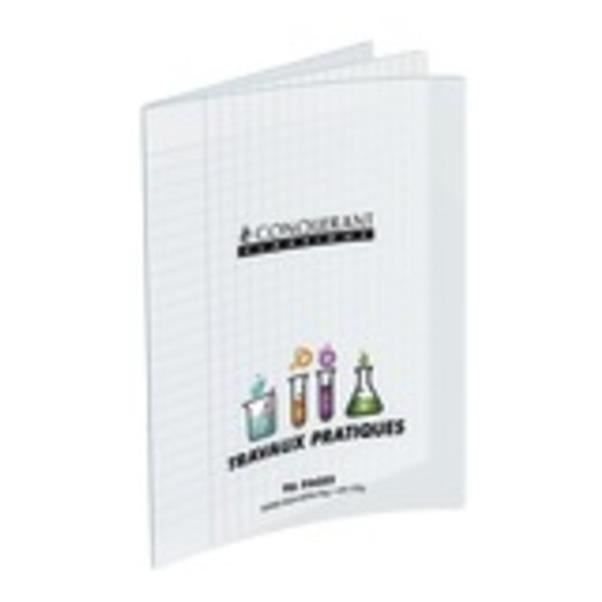 Cahier - Travaux pratiques - 17x22 cm - 64 pages - Couverture polypro - Papier 90 g