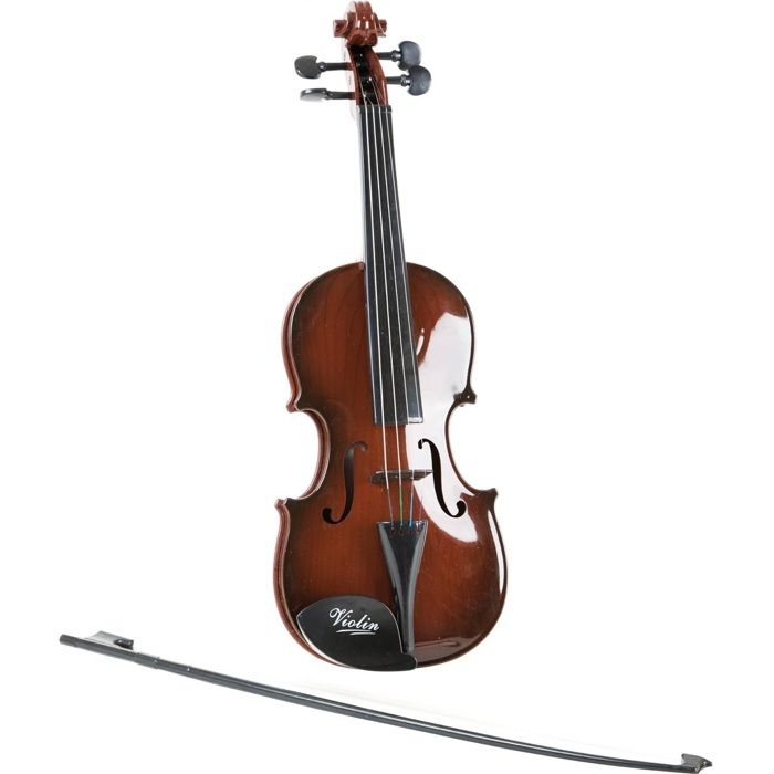 Violon pour enfant - HANDELSHAUS LEGLER - Small foot 7027 - Matière plastique aspect bois - Archet noir