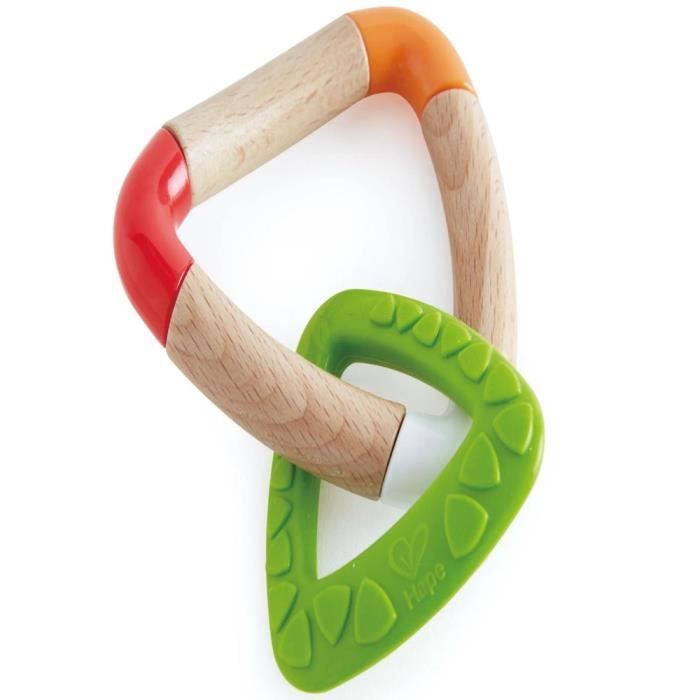 Hape - HAPE - Anneau de dentition - Jeux d'éveil pour bébé - Dès 10 mois