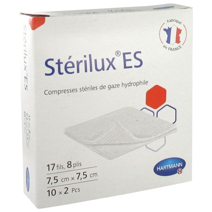 73609 Hartmann 2 Stérilux® St 7,5 x 7,5 10