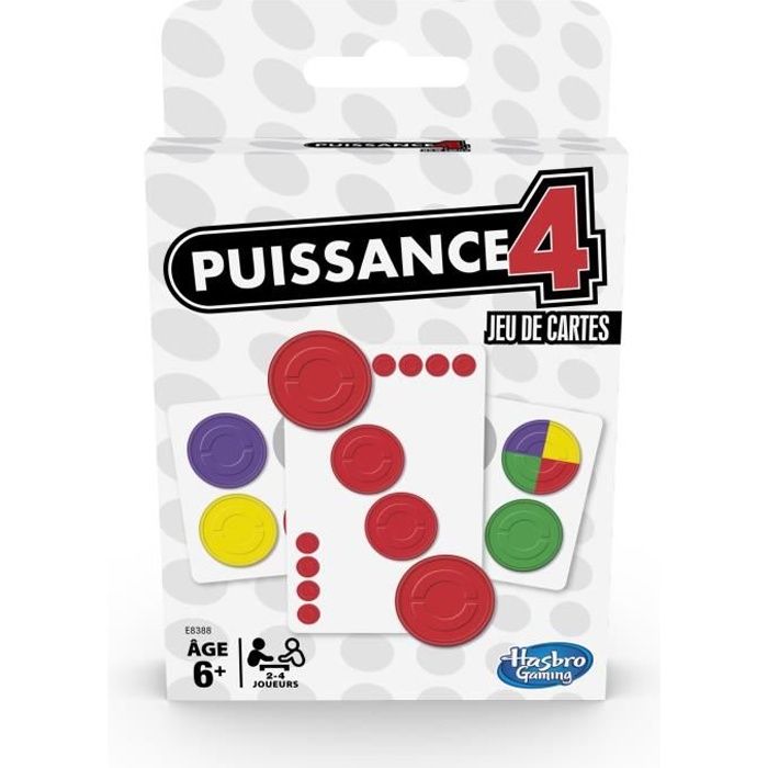 PUISSANCE 4 - Jeu de cartes