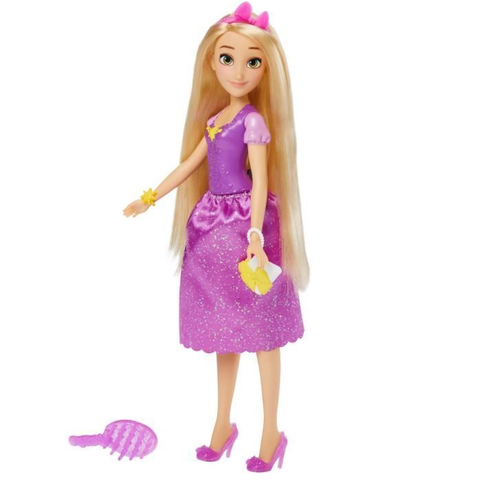 DISNEY PRINCESSES - Princesse et surprises - Poupée mannequin Raiponce - 10 vêtements et accessoires - à partir de 3 ans