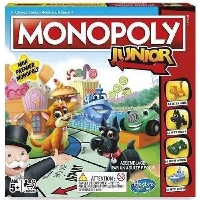 MONOPOLY - Junior, le jeu pour enfants - Jeu de Société