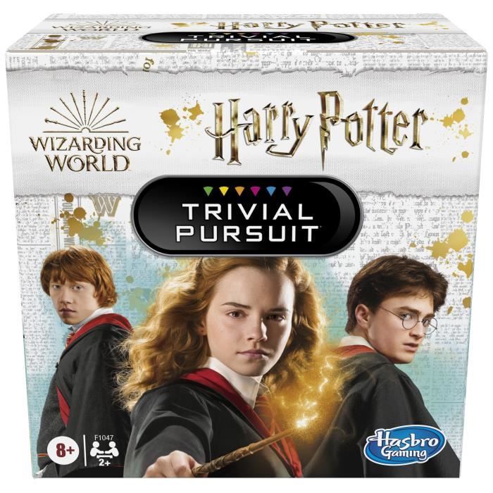 Trivial Pursuit Harry Potter, Jeu de société de questions-réponses compact, 600 questions, Hasbro Gaming, Wizarding World, Dès 8 ans