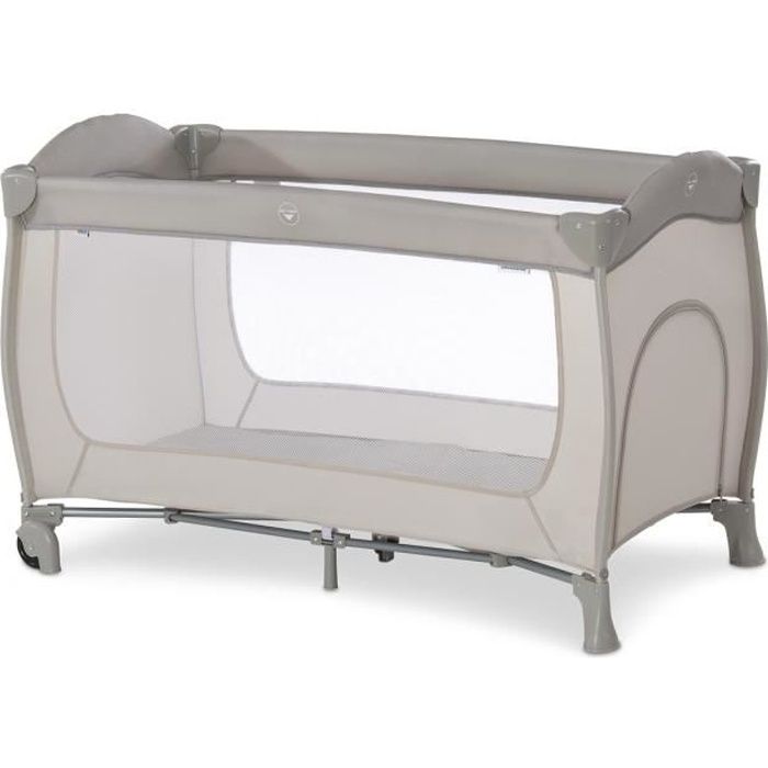 Lit parapluie Sleep N Play Go Plus - HAUCK - beige - léger et pratique - roulettes