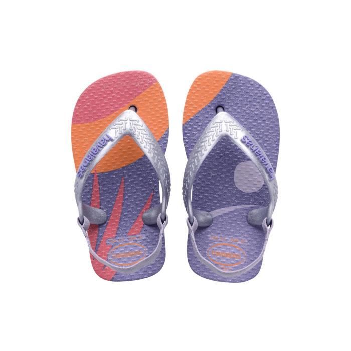 Tongs bébé Havaianas Palette Glow - quiet lilac - 22