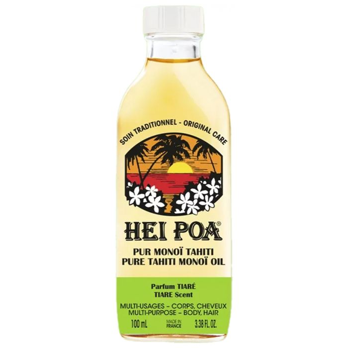 Hei Poa Pur Monoï Tahiti Hydratant Nourrissant - Parfum Tiaré 100 ml
