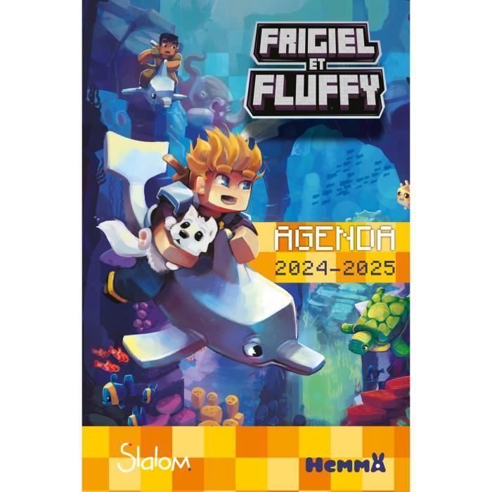 Hemma - Frigiel et Fluffy - Agenda scolaire 2024-2025 - Dès 8 ans - - Frigiel