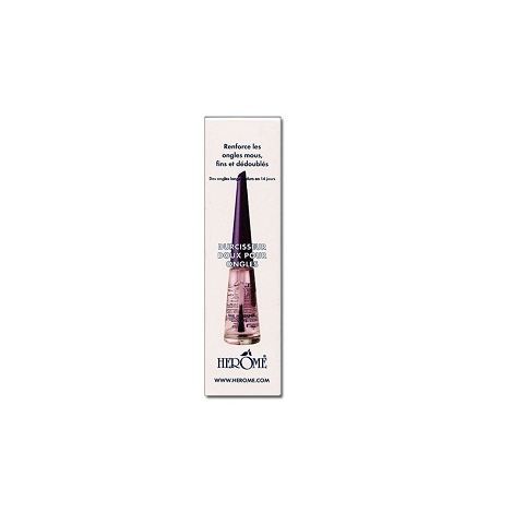 Vernis à ongle - HEROME - Herôme Durcisseur Doux pour Ongles 10ml - Renforce les ongles mous, fins et dédoublés