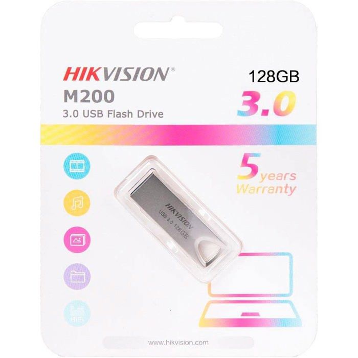 Clé USB - HIKVISION - M200 - 128 Go - USB 3.0 - U3