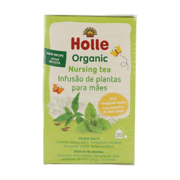 Holle Tisane d'Allaitement Anis Fenouil Cumin Mélisse Citronnelle Bio 20 sachets