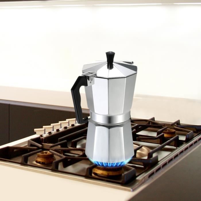 Moka de cafetière à Espresso en aluminium de Percolator 9 tasses fourneau électrique