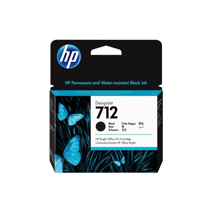 cartouche HP 712 80ML BLACK INK CARTRIDGE T630/T230