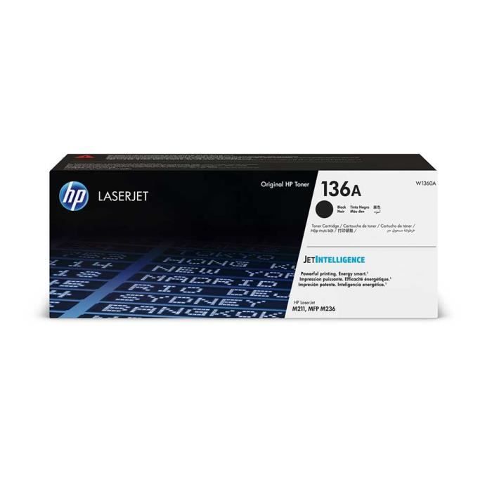 TONER CARTRIDGE HP 136A BLACK ORIGINAL