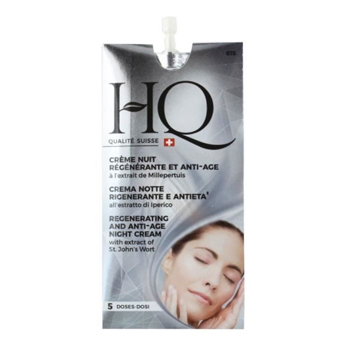 HQ Crème de Nuit Régénérante et Anti Age 5 doses