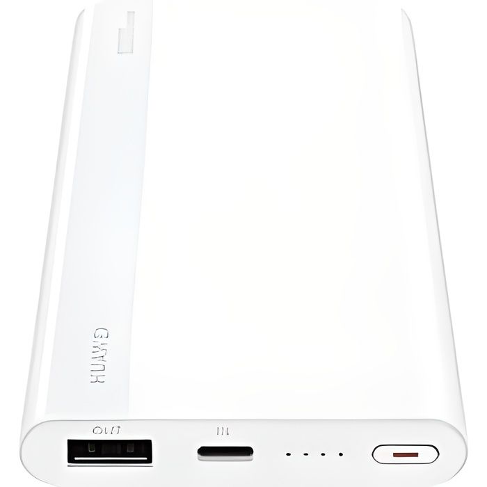 CHARGEUR USB POWER BANK HUAWEI CP11QC 10000MAH BLANC Huawei CP11QC. Couleur du produit: Blanc, Compatibilité de chargeur: Universel.