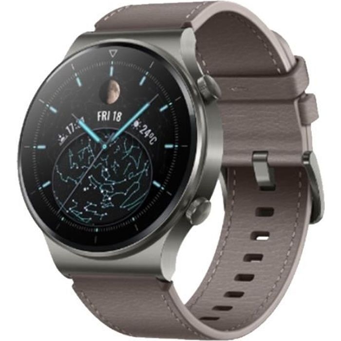 HUAWEI GT 2 Pro Montre Connectée Classique Girs Ecran AMOLED1.39 Pouces 2 Semaines D'autonomie GPS & GLONASS SpO2 Appels Bluetooth