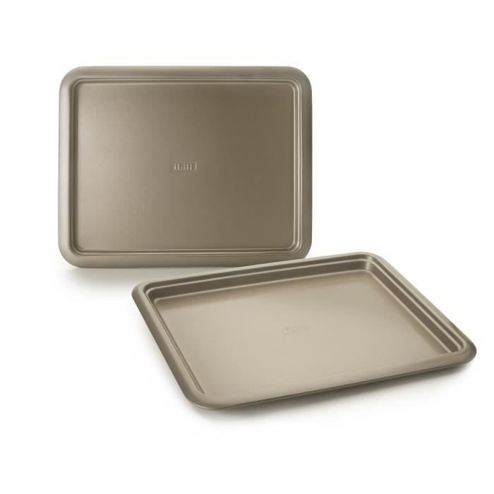 IBILI 841041 Golden Class Plaque à Biscuits Acier Gris 41 x 32 x 2 cm