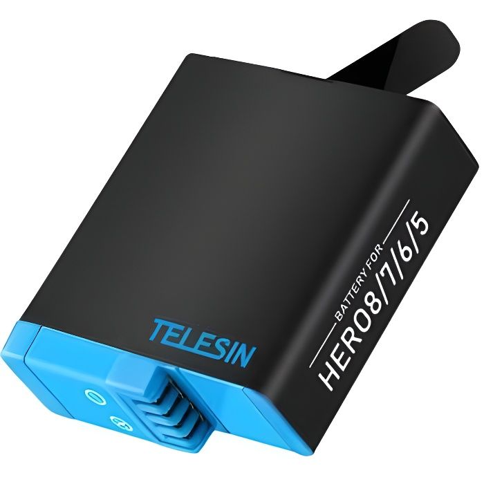 Batterie Lithium pour GoPro Hero 5,6,7,8 - IBROZ - 1220 mAh - Li-ion