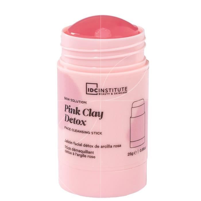 Stick nettoyant visage detoxifiant à l'argile rose 25g