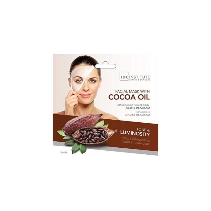IDC Institute - Masque visage Illuminateur de teint à l'huile de Cacao - 22 G