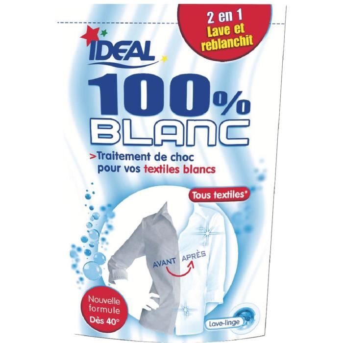 Teinture tissus 100% Ideal - Sache de 400g - Blanc