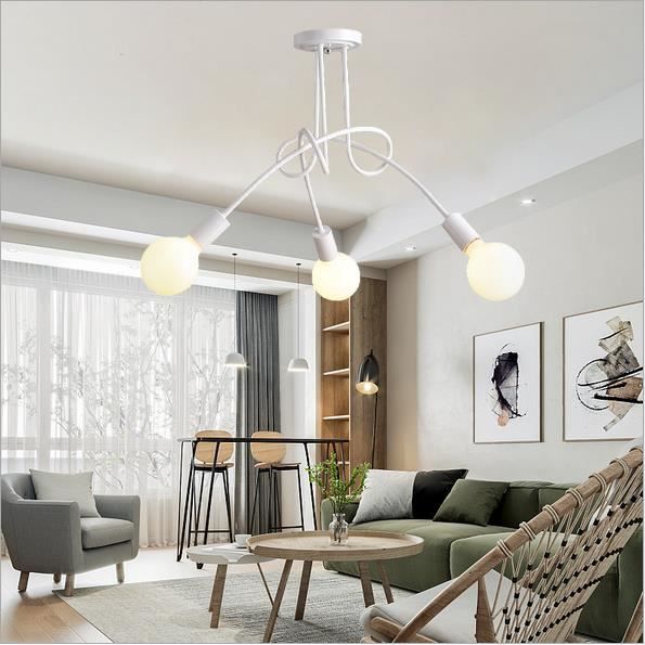 IDEGU Lampe Suspension Vintage en Metal,Lustre Plafonnier Industrielle Retro Style Edison pour Salon Chambre