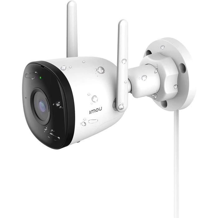 Imou Caméra de Surveillance WiFi Extérieure, 1080P WiFi Étanche IP67 avec Vision Nocturne de 30m Compatible avec Alexa Google Home