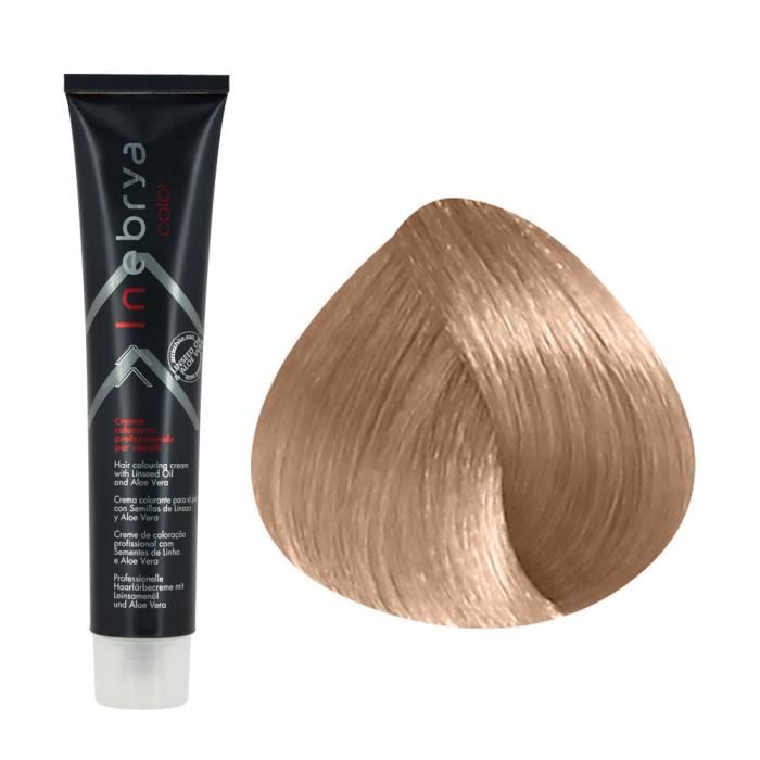 Crème colorante - Inebrya - 12.1 - Super Platine Blond Extra Cendré - 100ml - Sans ammoniaque