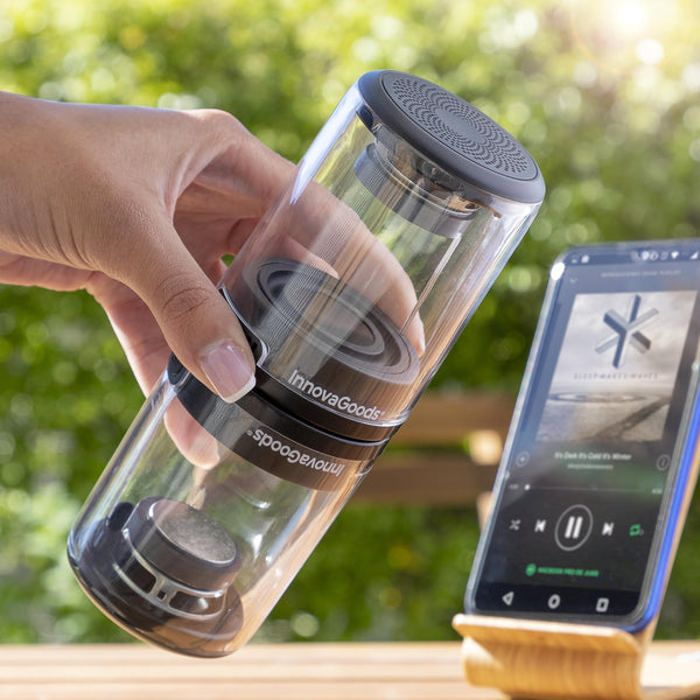Haut-parleurs Magnétiques Rechargeables sans Fil Waveker InnovaGoods Pack de 2 unités - - - InnovaGoods
