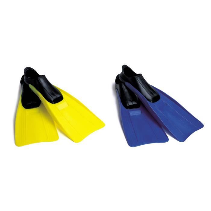 Palmes de natation - Intex - Taille L - Polymère haute densité - Légères - Pour adultes