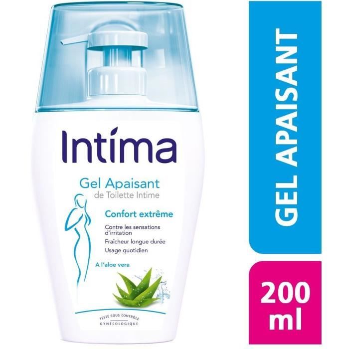 INTIMA Gel Moussant Hygiène Intime Apaisant - 200 ml