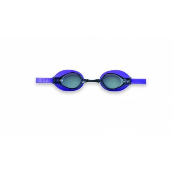 Lunettes de natation - INTEX - Modèle aléatoire - Silicone - Anti buée - Protection UV