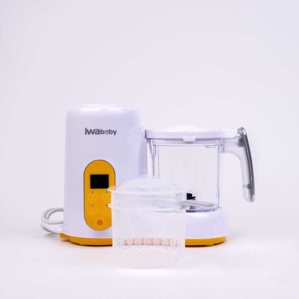 IWABABY Robot cuiseur bébé  5 in 1 BBF07 Blanc