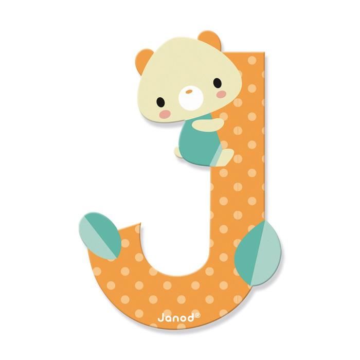 JANOD Lettre de l'alphabet Pure J