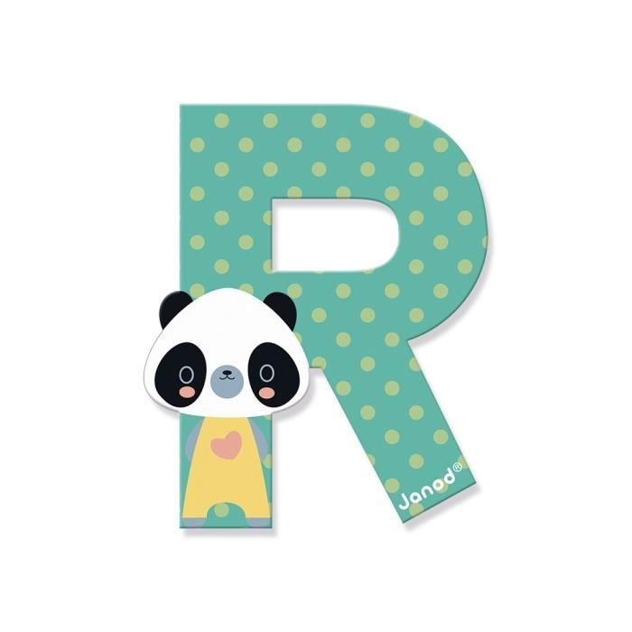 JANOD Lettre de l'alphabet Pure R