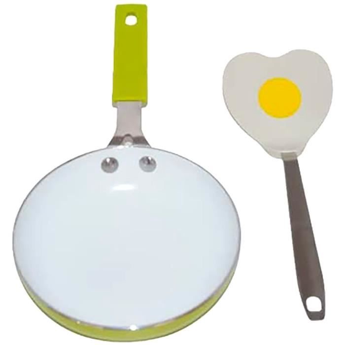 POELE CERAMIQUE JATA   SMH14 AVEC SPATULE 14CM