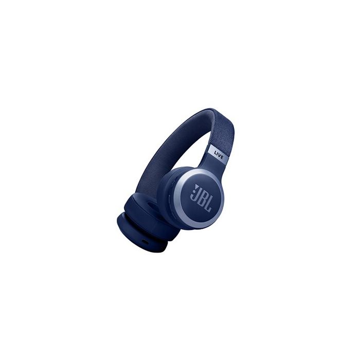 Casque audio Jbl Live 670 NC Bleu, Casque Supra-Auriculaire sans fil à réduction de bruit adaptative