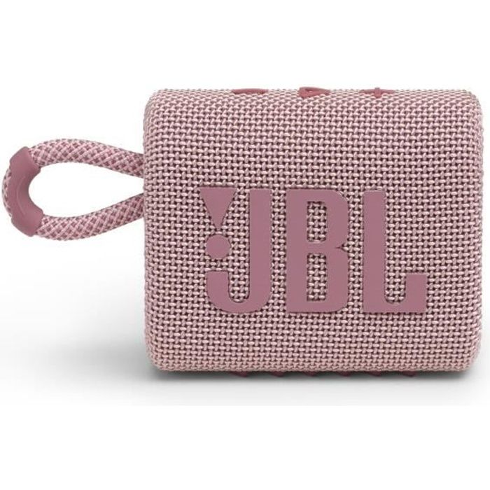 JBL GO 3 PINK Enceinte étanche portable - Rose