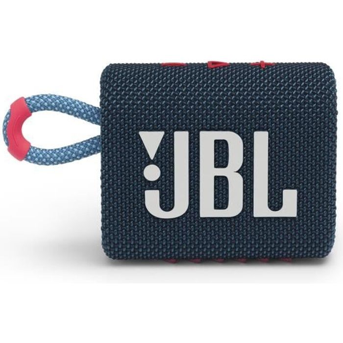 JBL GO 3 Bleue et rose Enceinte étanche portable