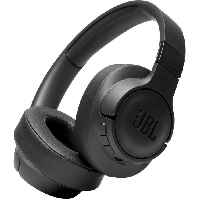 JBL Tune 760NC - Casque circum-auriculaire sans fil à réduction de bruit - Réduction de bruit active - 50h d'autonomie - Noir