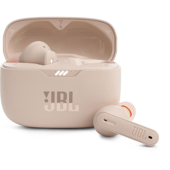 JBL Tune 230NC TWS - Ecouteurs sans fil à Réduction de bruit - 4 micros - Son Pure Bass JBL - Application JBL Headphones - Rose
