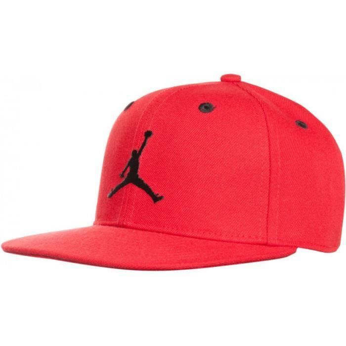 Casquette Jordan Jumpman Snapback rouge pour junior