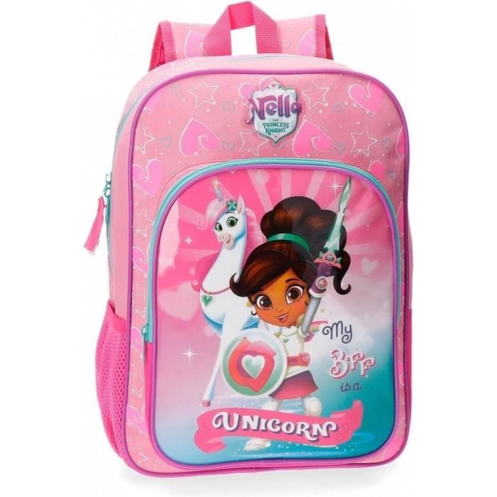 Sac à dos princesse Nella Unicorns 3D 25cm