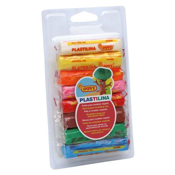 Plastilina Blister 8 Pâtes A Modeler 14 Gr - Jovi